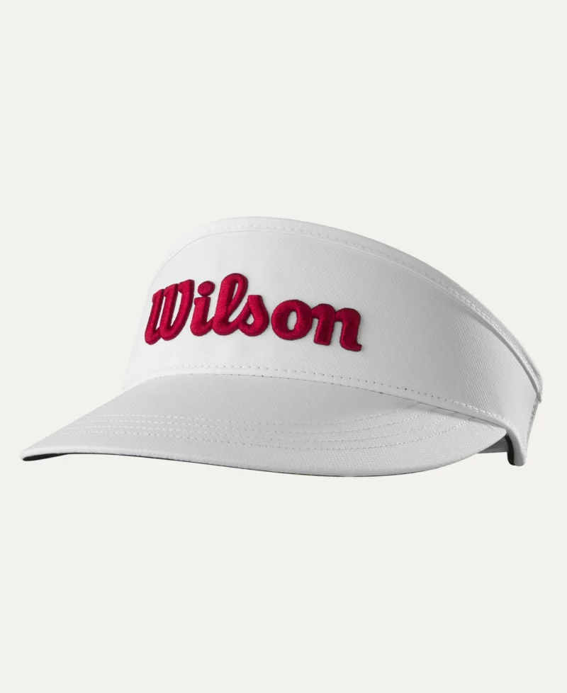 Wilson Tour Visor Weiß/Rot