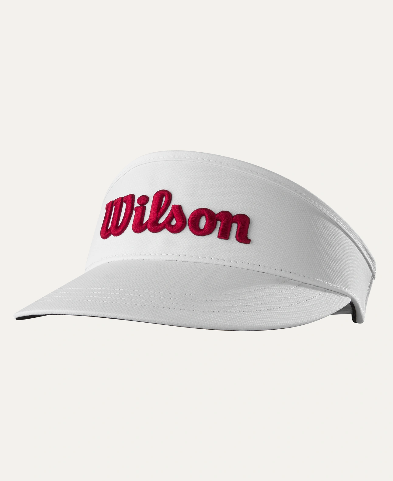 Wilson Tour Visor Weiß/Rot