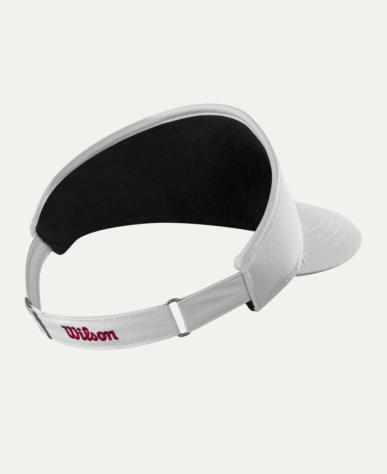 Wilson Tour Visor Weiß/Rot – Bild 2
