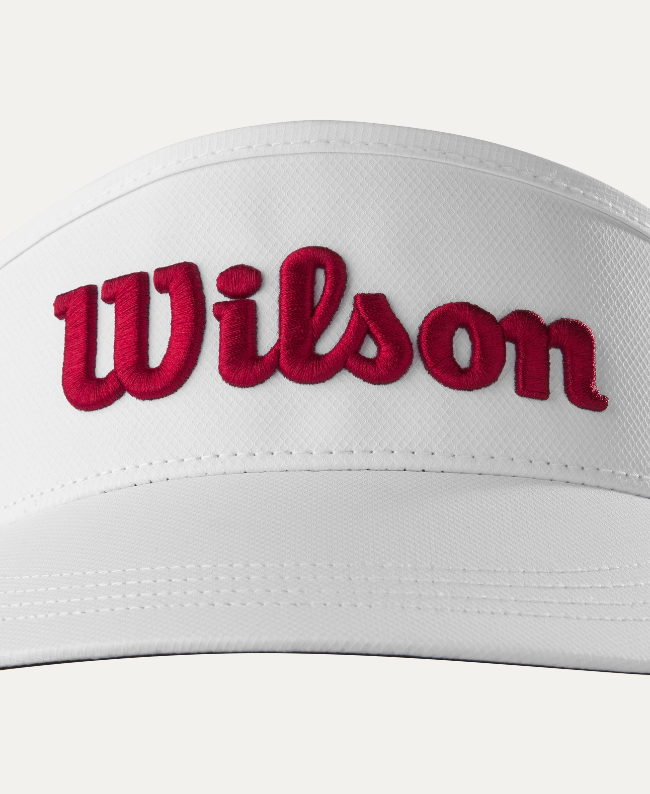 Wilson Tour Visor Weiß/Rot – Bild 3
