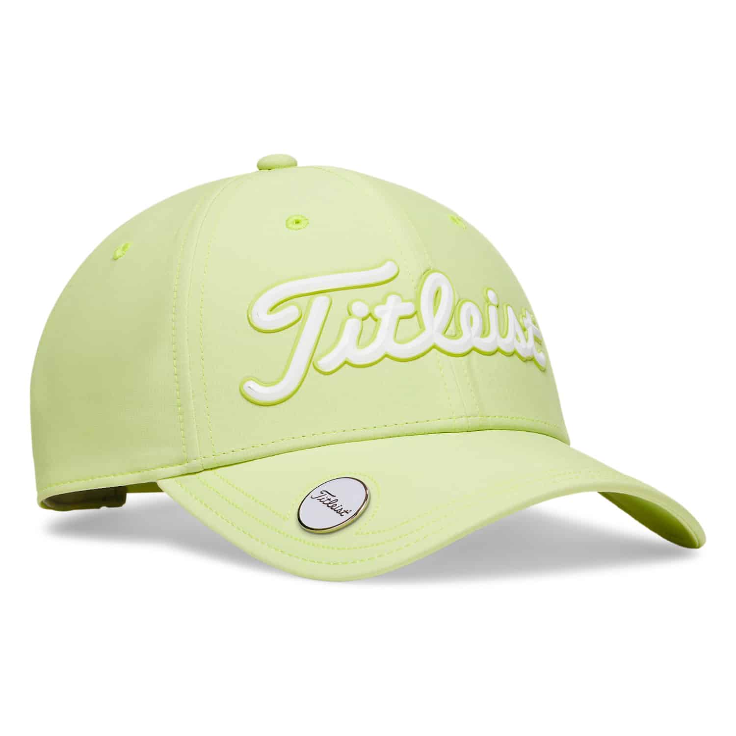 Titleist Players Performance Ball Marker Cap 2026 – Lime/Weiß